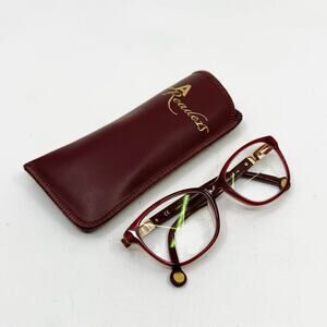 CAROLINA HERRERA VHE909K Red Glasses Frames
